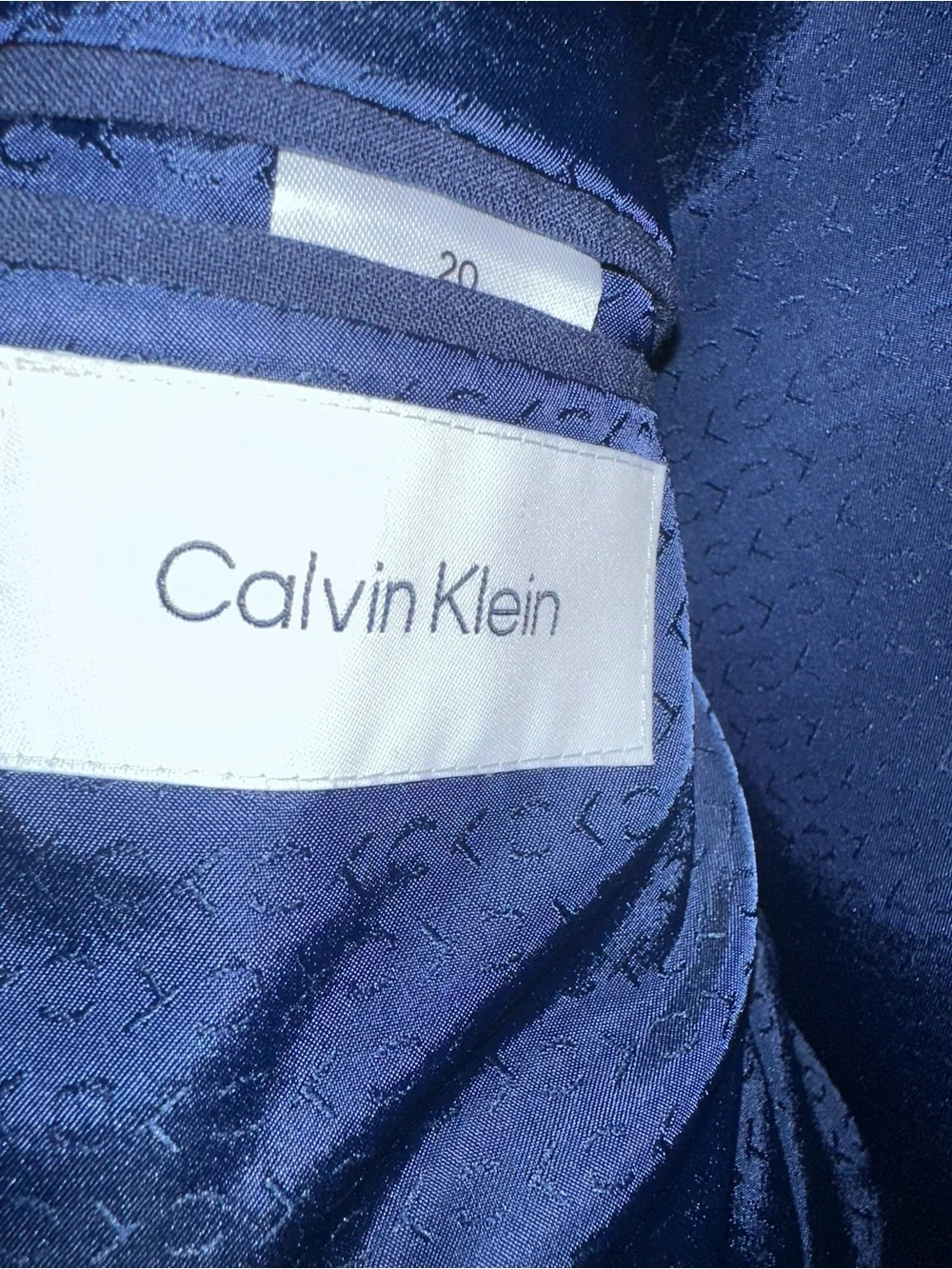 Calvin Klein Youth/Young Men’s Navy Two-Button Sport Coat / Blazer